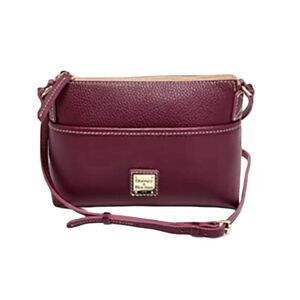 Dooney & Bourke Wine and Gold Crossbody